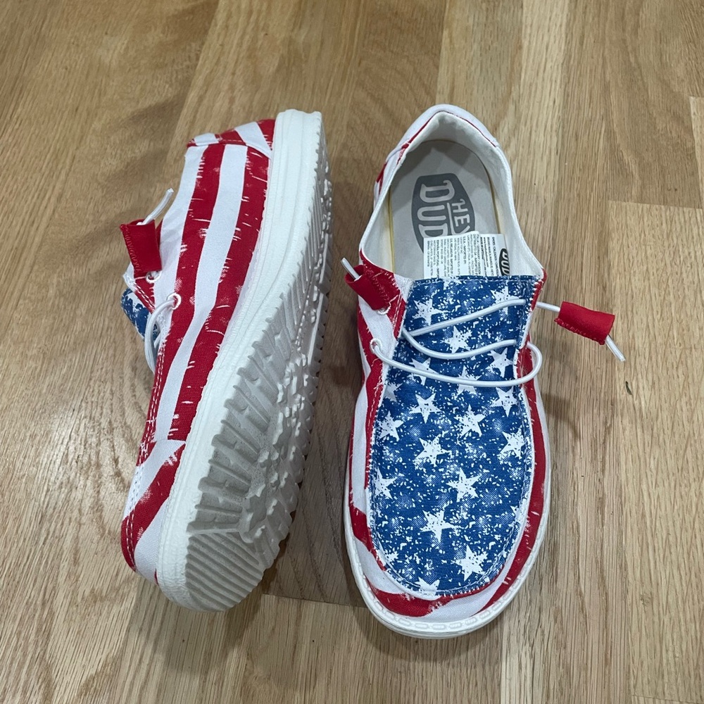 HEY DUDE Wendy Patriotic Men’s 9
